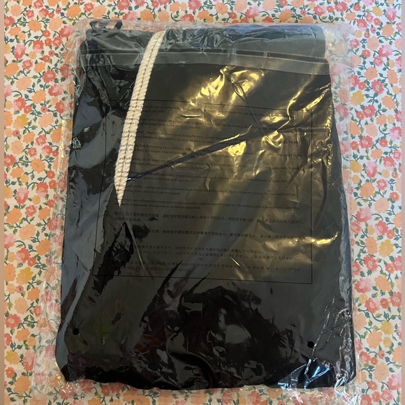 LUXLABEL BLACK SPRING RUCHED LINEN SKIRT - Picture 6 of 8